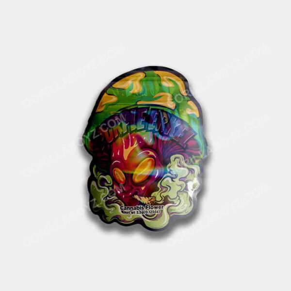 Purple Kerkel 3D mylar bags 3.5 grams