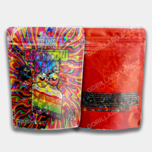 Rainbow Cake Holographic mylar bags 3.5 grams