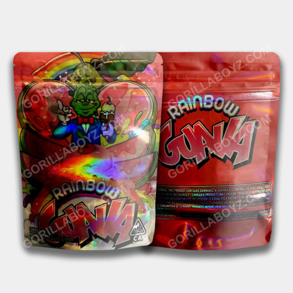 Rainbow Guava mylar bags 3.5 grams