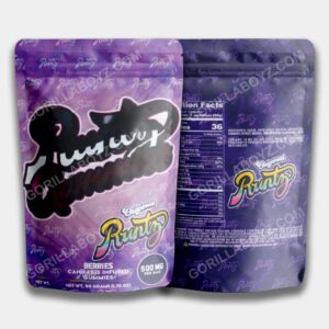 gummies berries mylar bags