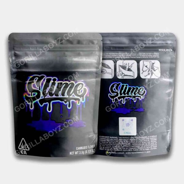 Slime mylar bags 3.5 grams