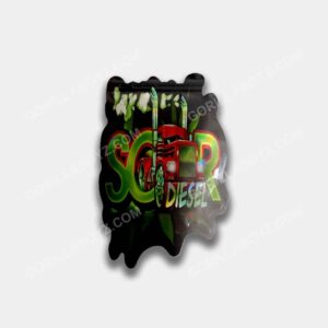 Sour Diesel 3D mylar bags 3.5 grams
