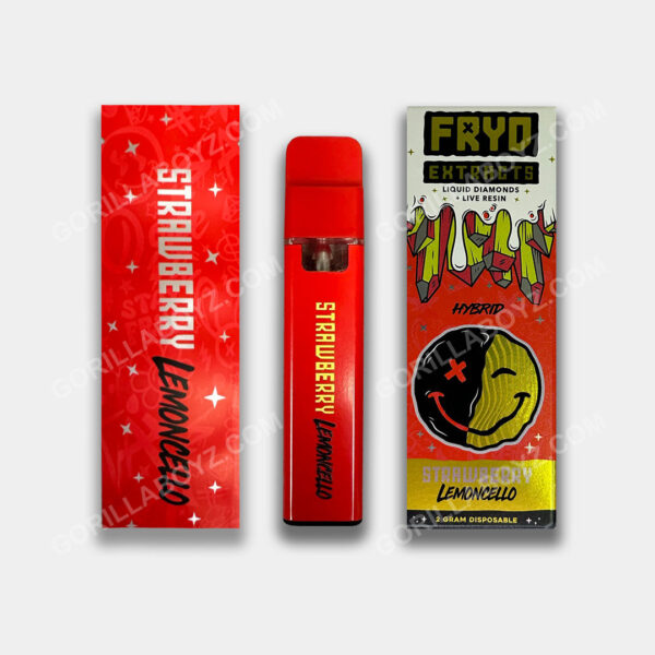 Fryd Strawberry Lemoncello Empty Disposable Carts