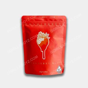 strawberry bliss mylar bags