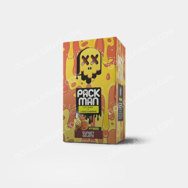 Packman Sunset Gelato dispoable carts