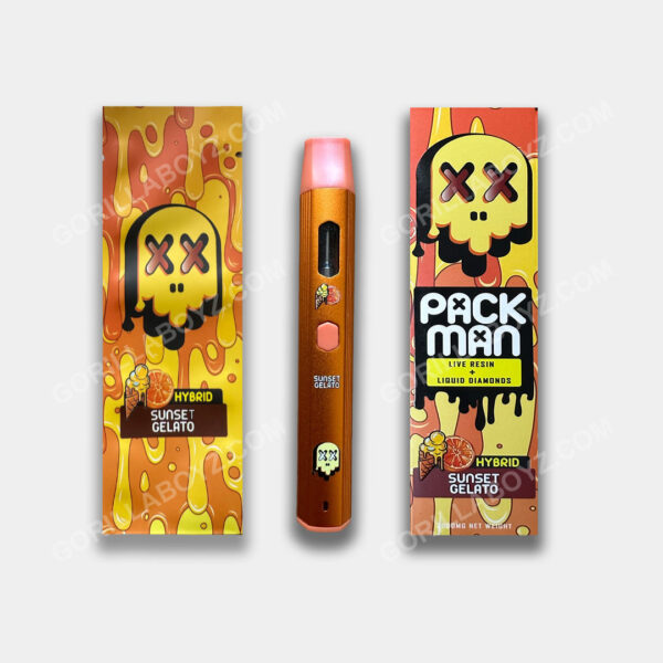 Packman Sunset Gelato disposable carts