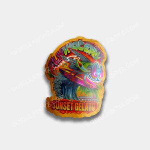 Flywater Sunset Gelato 3D mylar bags 3.5 grams