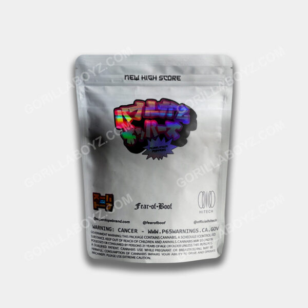 BUBBLEGUM POPPERZ BY SUPERDOPE X HI TECH X FEAR OF BOOF mylar bags