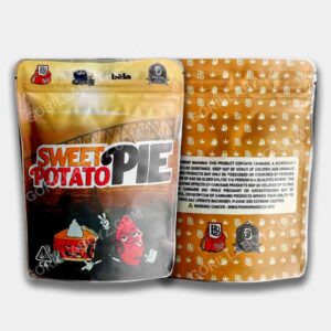 Sweet Potato pie mylar bags 3.5 grams 