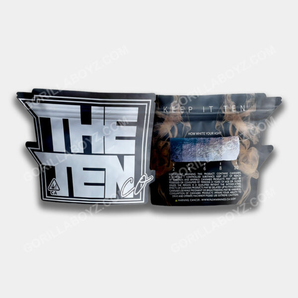 The Ten mylar bags 3.5 grams
