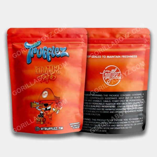 truffles pirates mylar bags