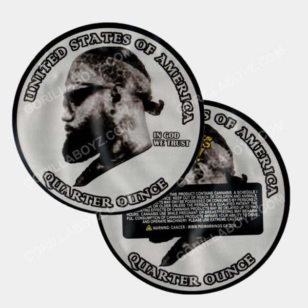 United States of America 3D mylar bags 3.5 grams