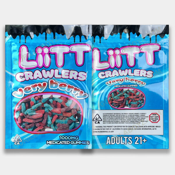 Liit Exotics Very Berry Mylar Bag 1000 MG