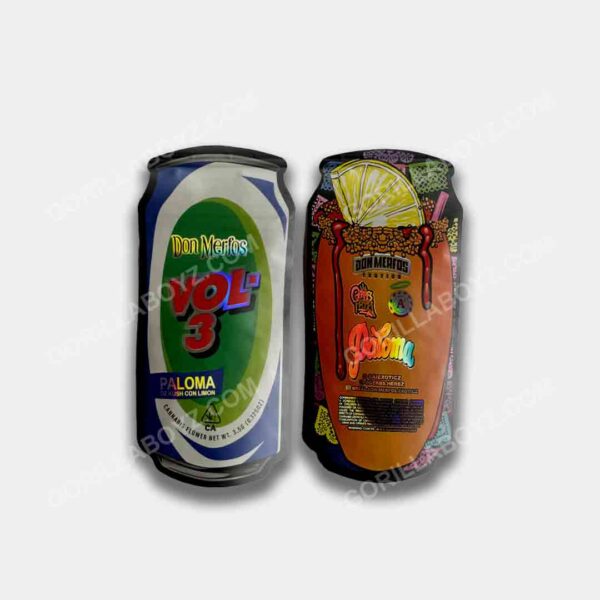 Vol-3 Paloma OZ Kush Con Limon 3D mylar bags 3.5 grams