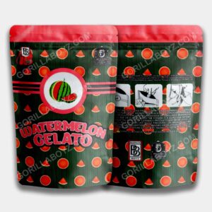 Watermelon Gelato mylar bags