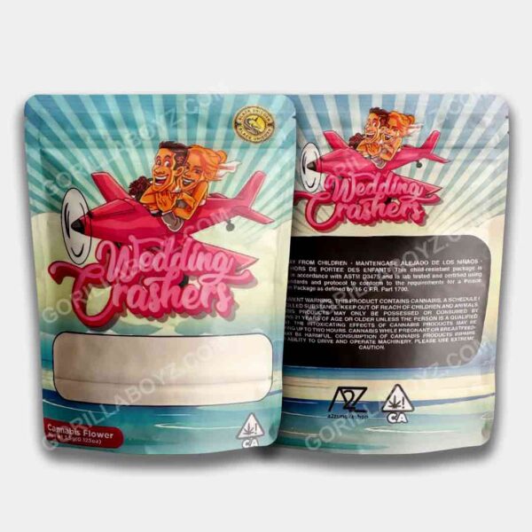 Wedding Crashers mylar bags 3.5 grams