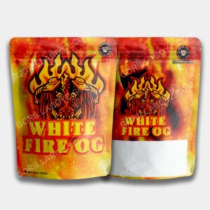 white fire og mylar bags