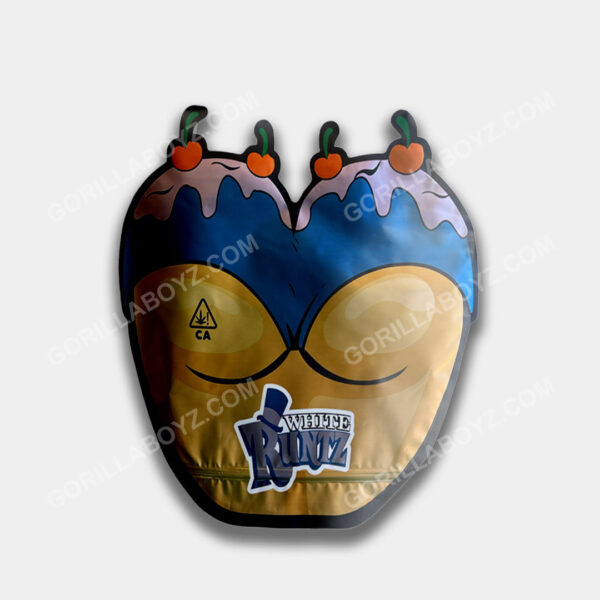 White Runtz mylar bags 16 ounces