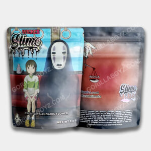 Wicked Slime mylar bags 3.5 grams