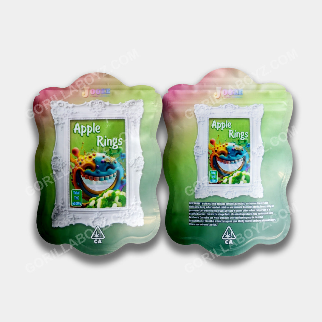 Apple Rings mylar bag 600 mg
